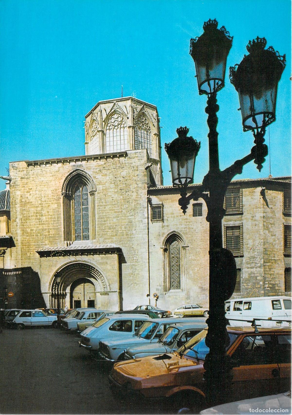 Postales: Postal de la Catedral de Valencia, Puerta del Palau y Cimborrio