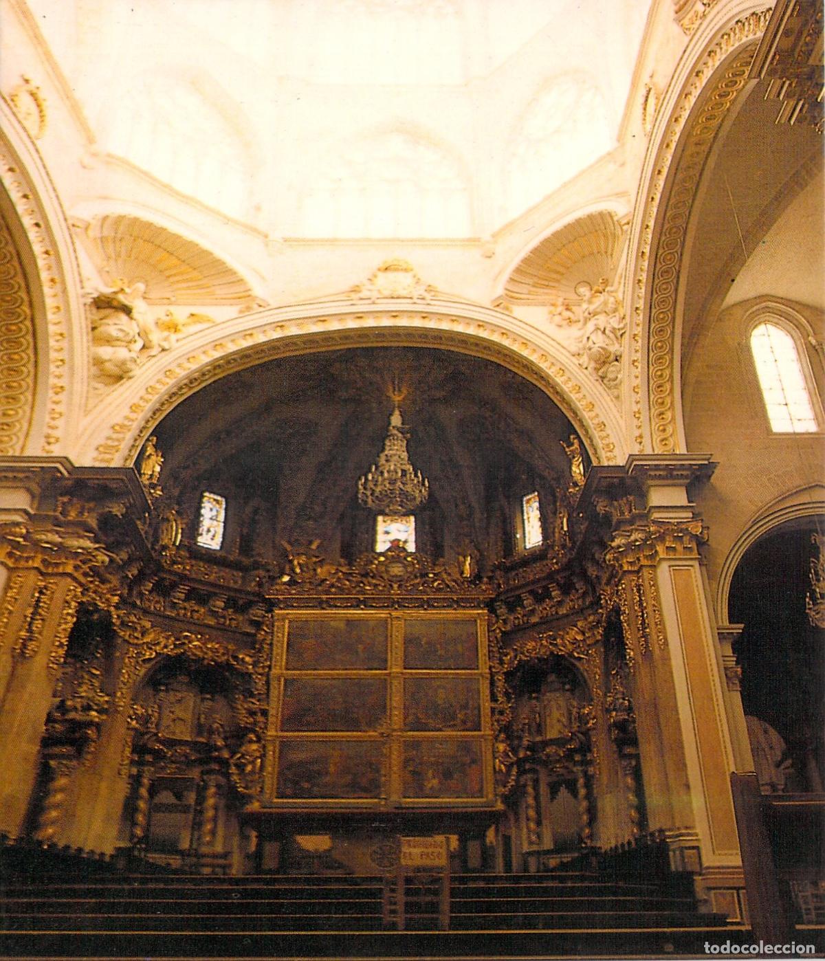 Postales: Postal de la Catedral Metropolitana de Valencia, Detalle Altar Mayor