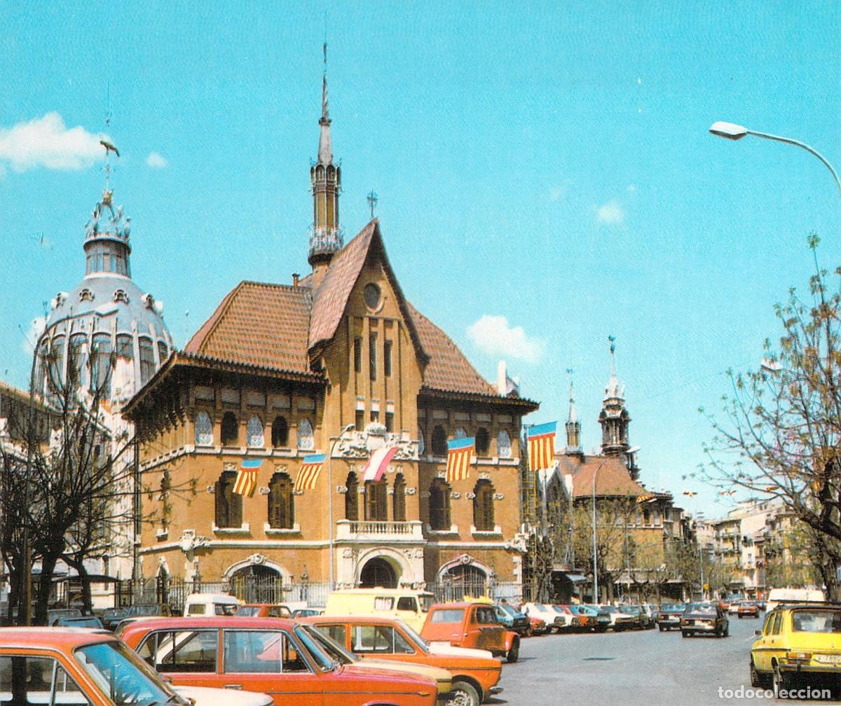 Postales: Postal de la Plaza del Mercado Central en Valencia