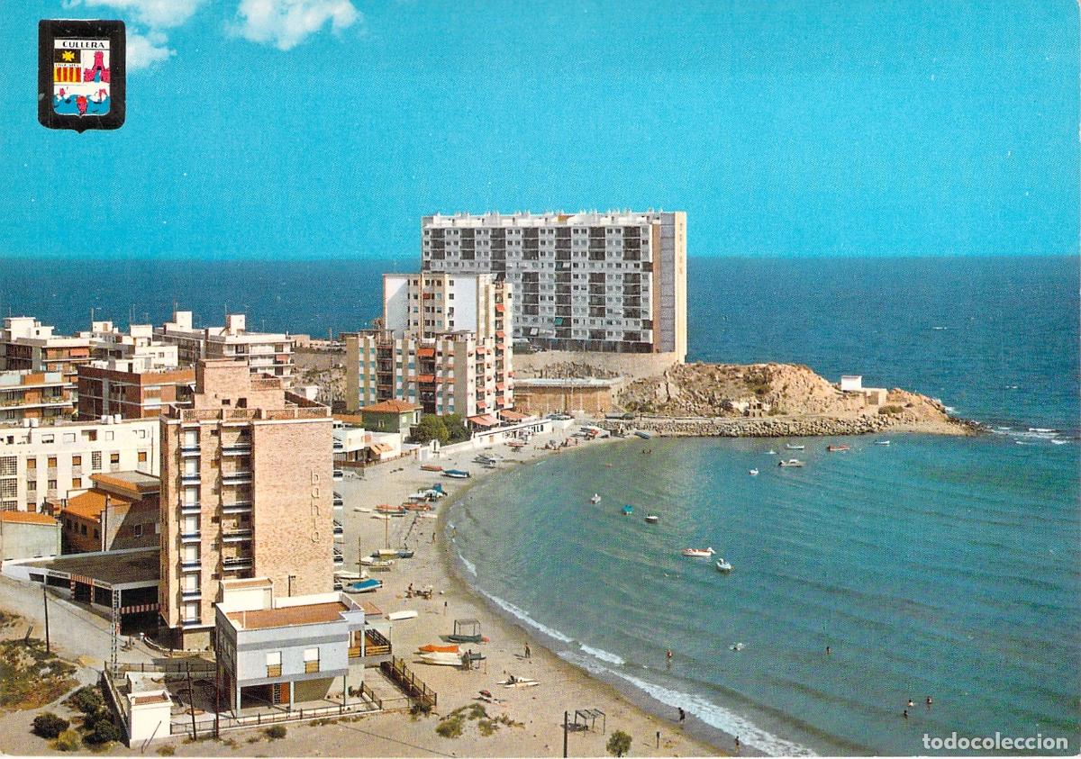 Postales: Postal de la Playa de los Olivos en Cullera, Valencia