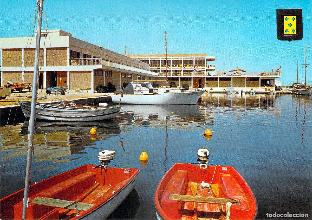 Postales: Postal de Denia, Club N&aacute;utico y Puerto de Alicante