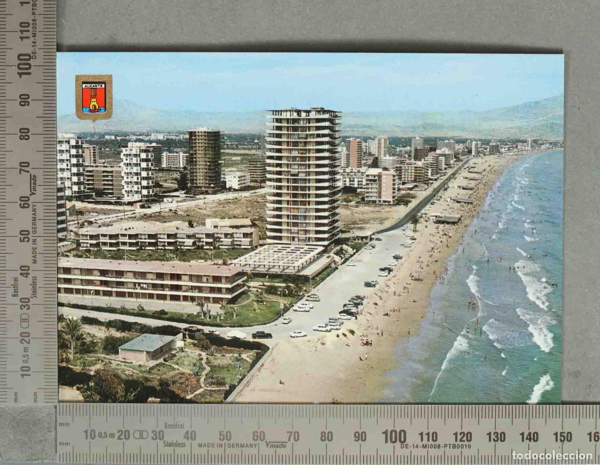 Postais: POSTAL. Playa de San Juan - Alicante - Vista A&eacute;rea