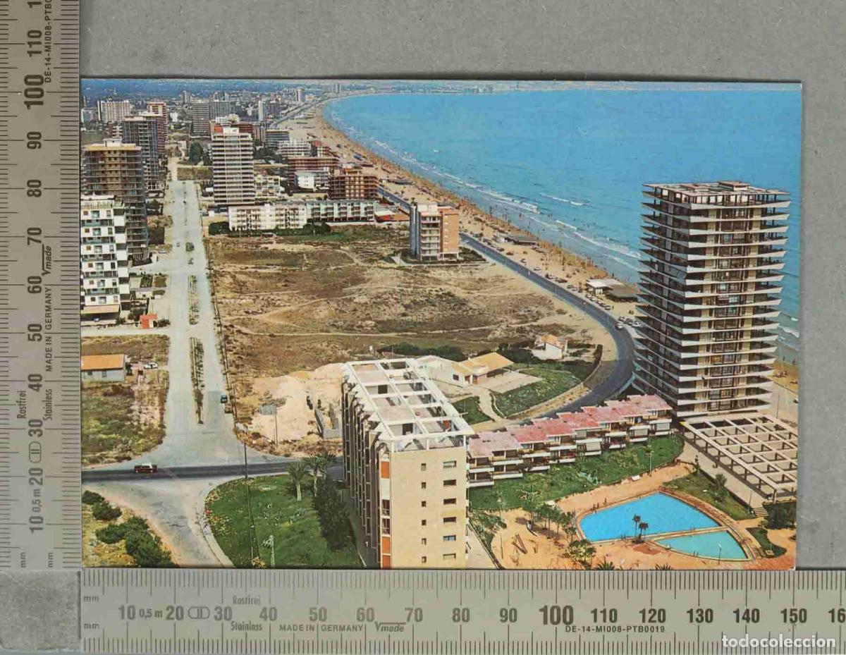 Postais: POSTAL. Alicante - Playa de San Juan - Vista a&eacute;rea