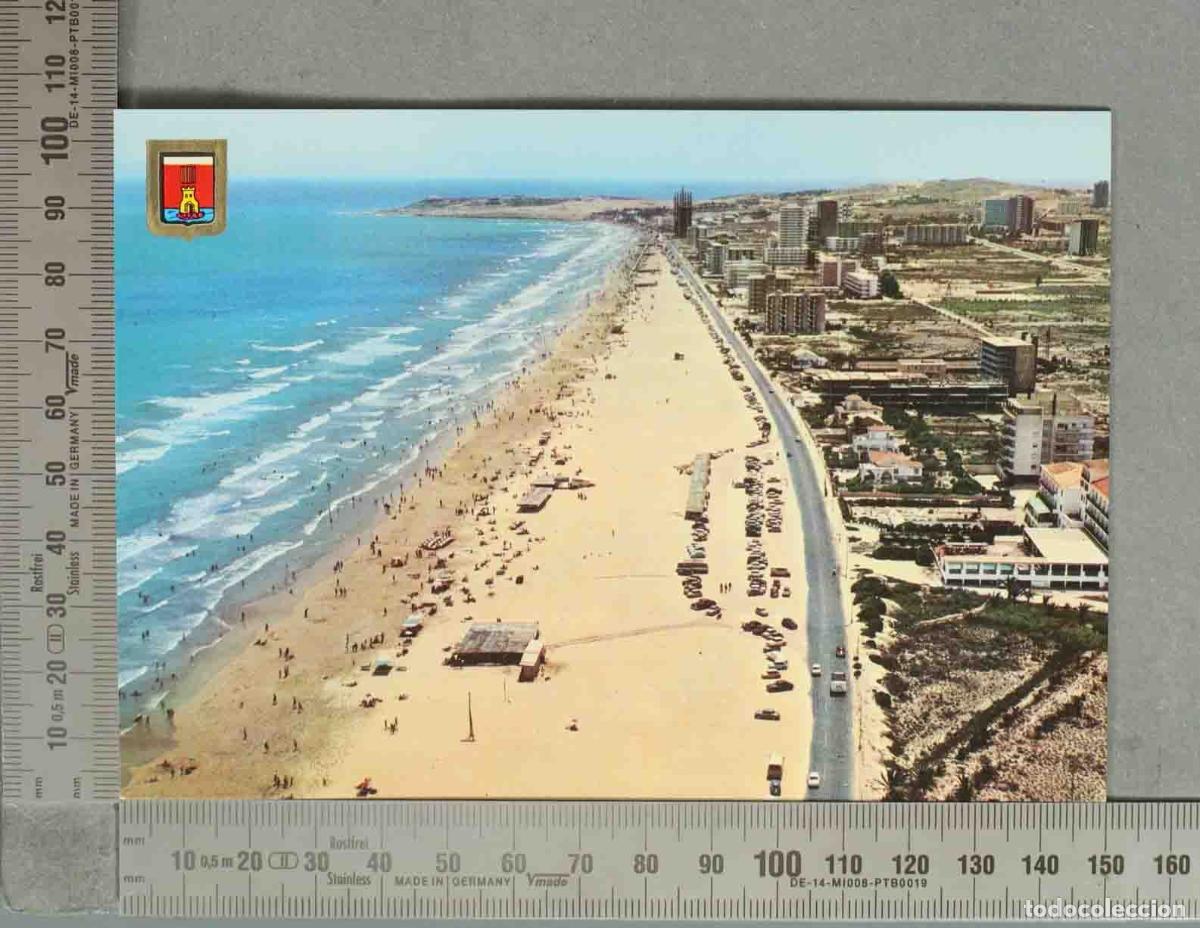 Postales: POSTAL. Alicante - Vista de la Playa de San Juan