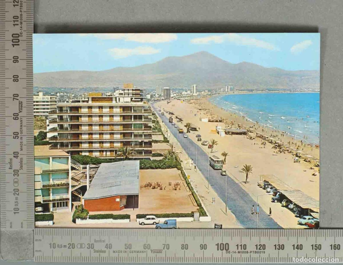 Postales: POSTAL. Benidorm - Playa de Poniente y Edificio El Torre&oacute;n