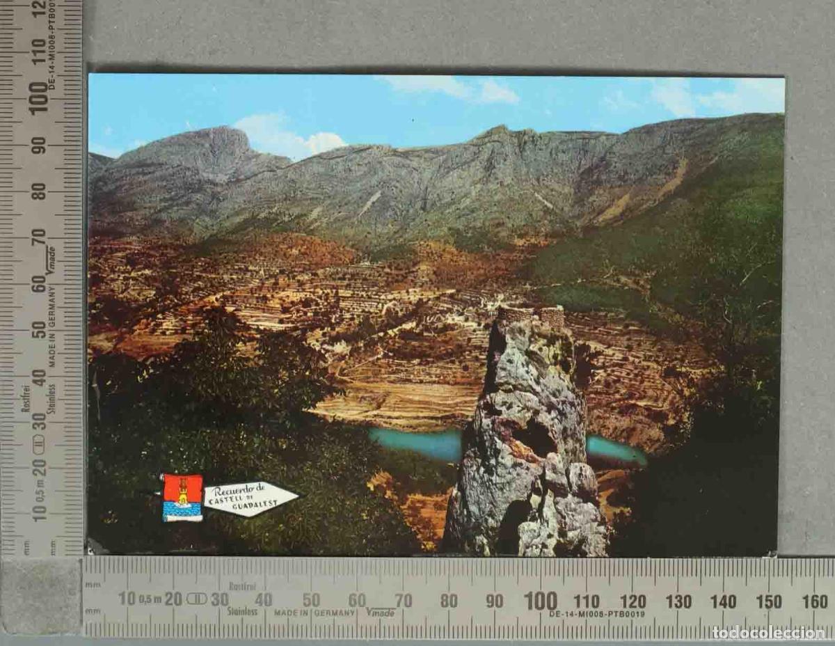 Postales: POSTAL. Guadalest - Castillo y pantano