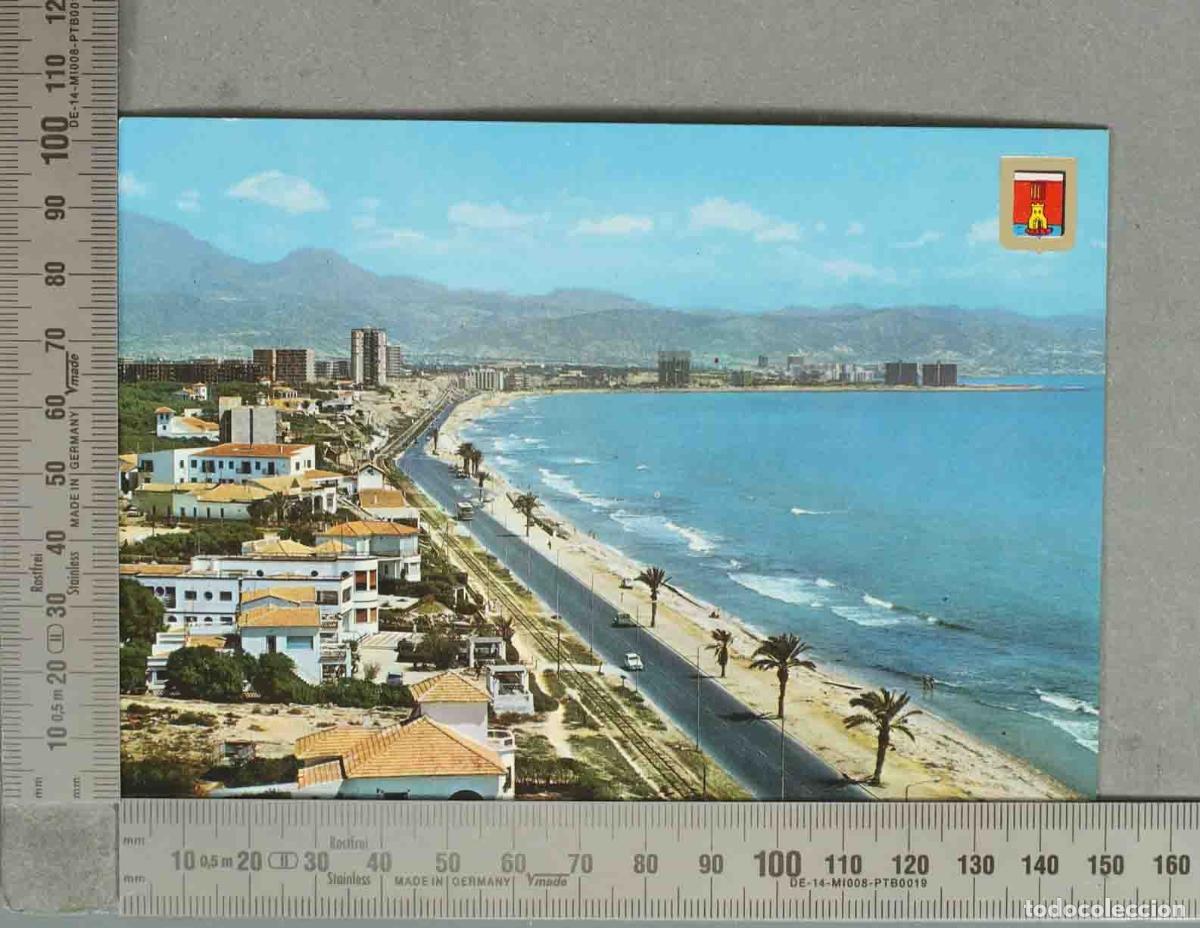 Postales: POSTAL. CAMPELLO (Alicante)Flaya Mucha Vista