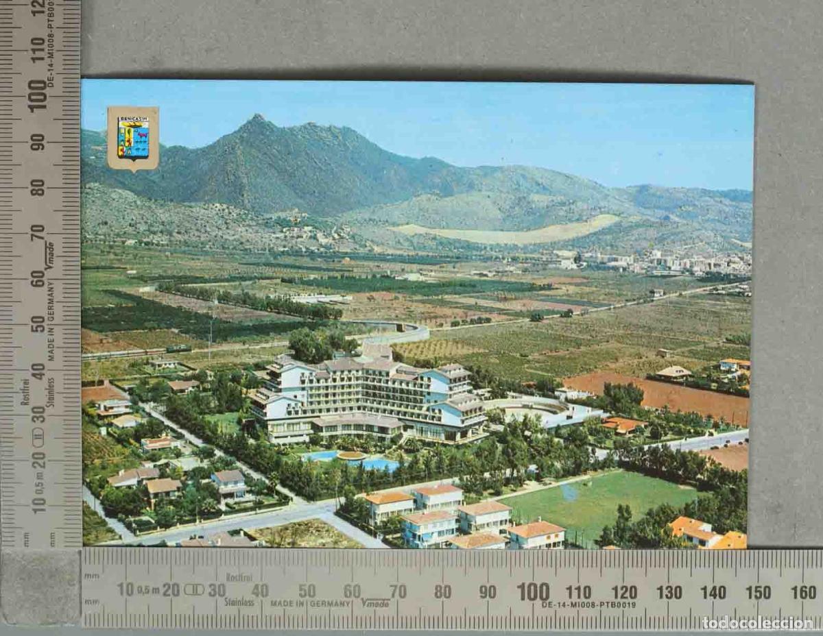 Cartes Postales: POSTAL. Benicasim - Hotel Orange y Desierto de las Palmas