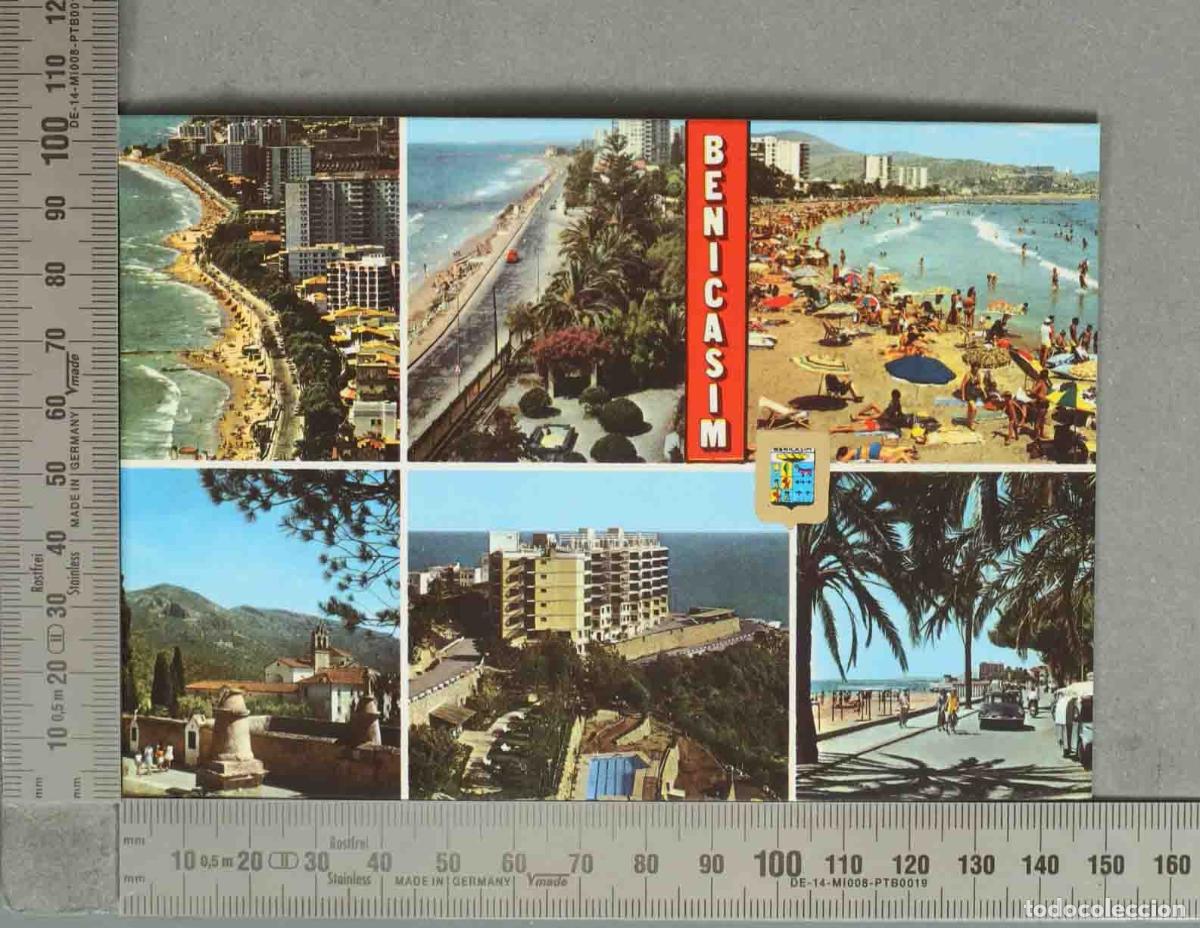 Postales: POSTAL. Benicasim - Vista de las playas y hoteles - Multivista