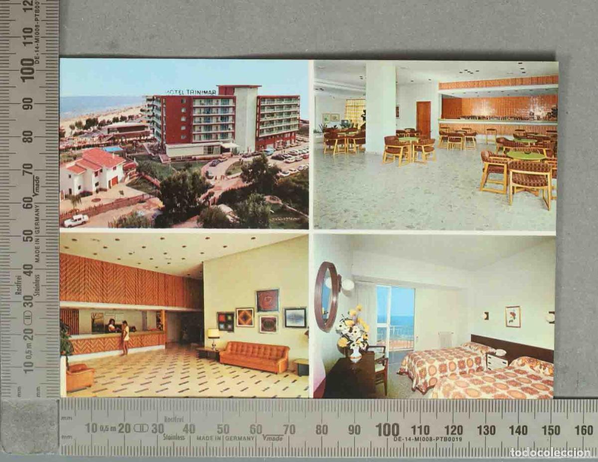 Postales: POSTAL. Benicassim - Hotel Trinimar - Vista exterior y estancias