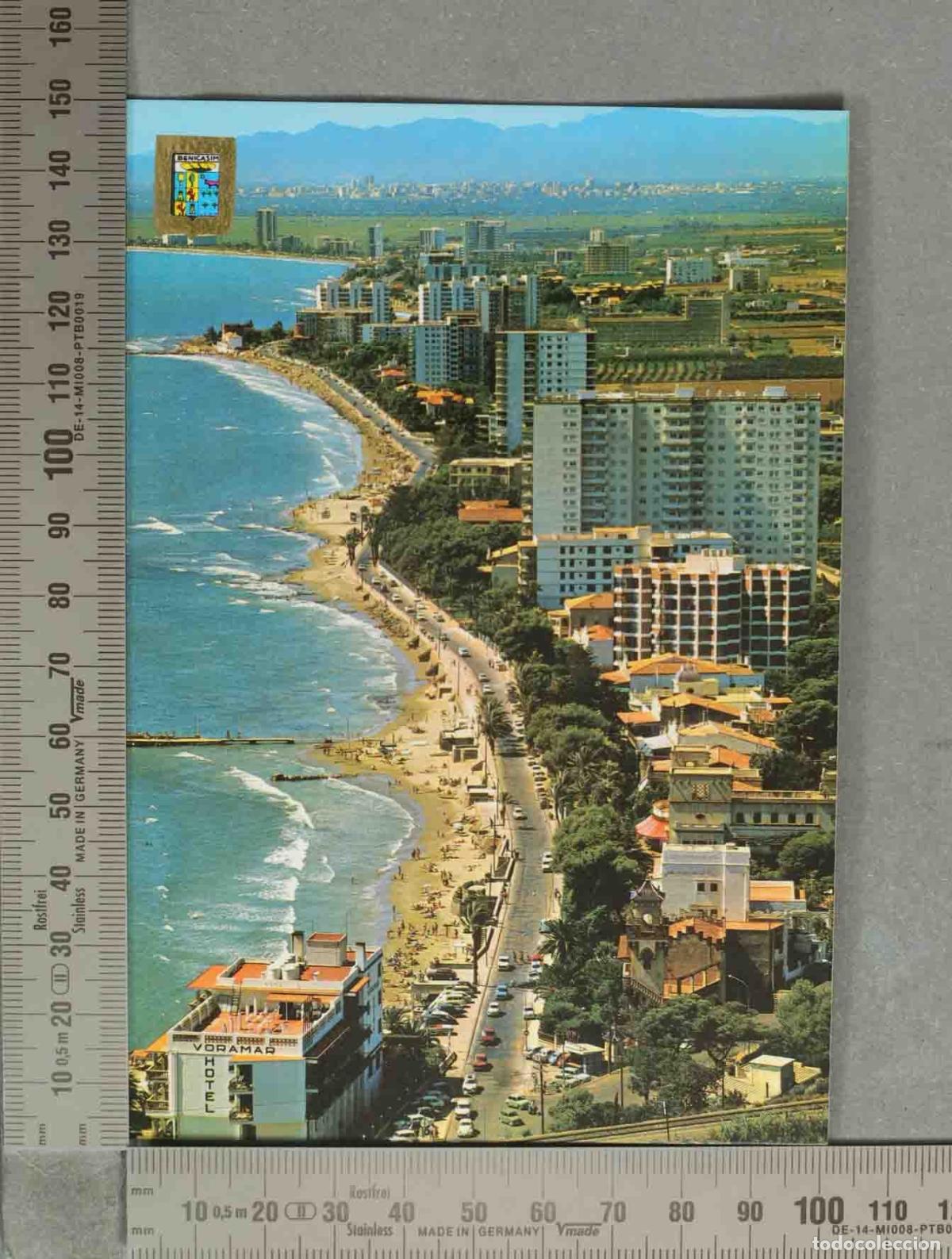 Postales: POSTAL. Benicasim - Vista general de Las Villas - Escudo de Oro