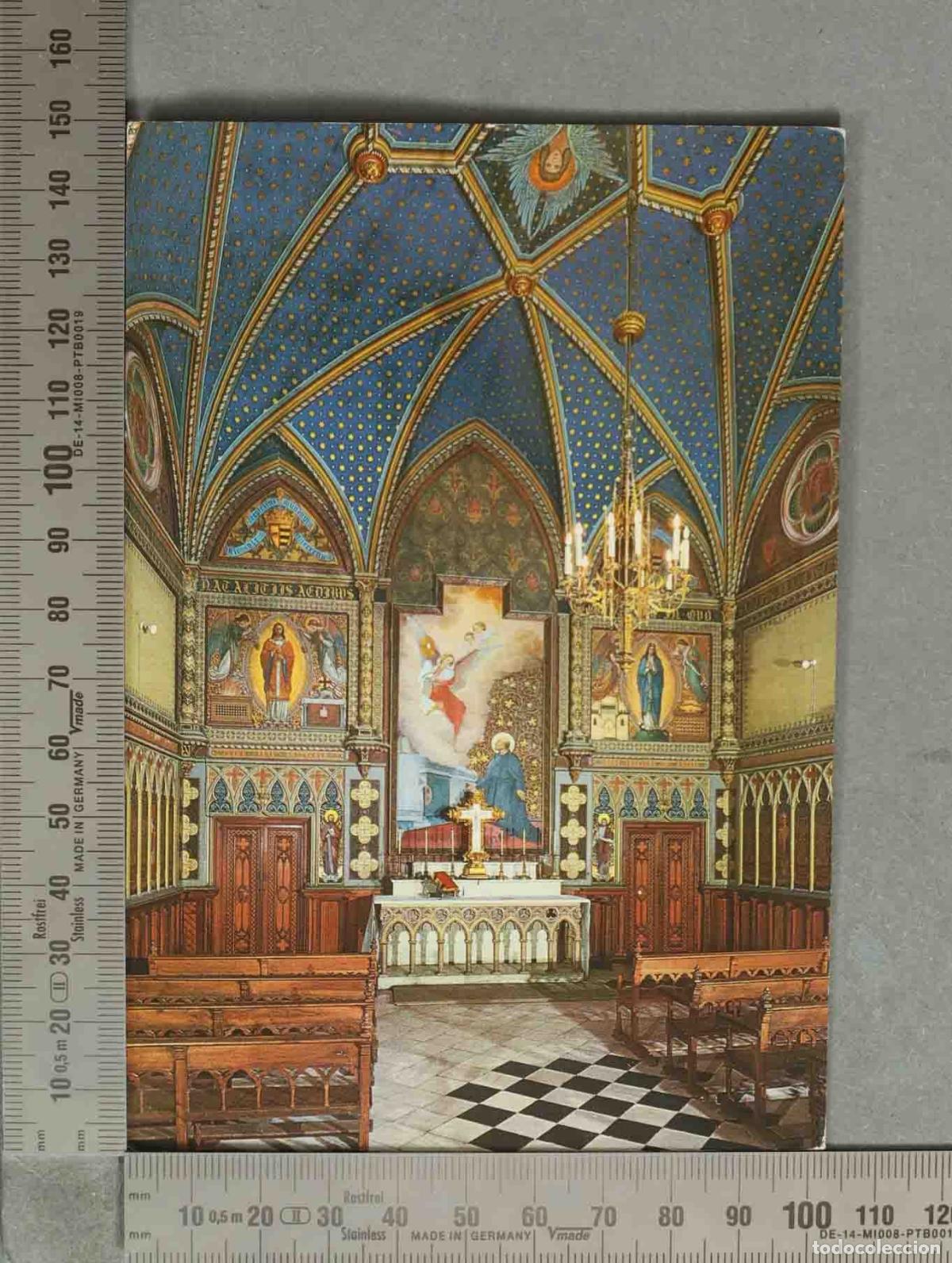 Postales: POSTAL. Gandia - Palacio del Santo Duque - Capilla G&oacute;tica