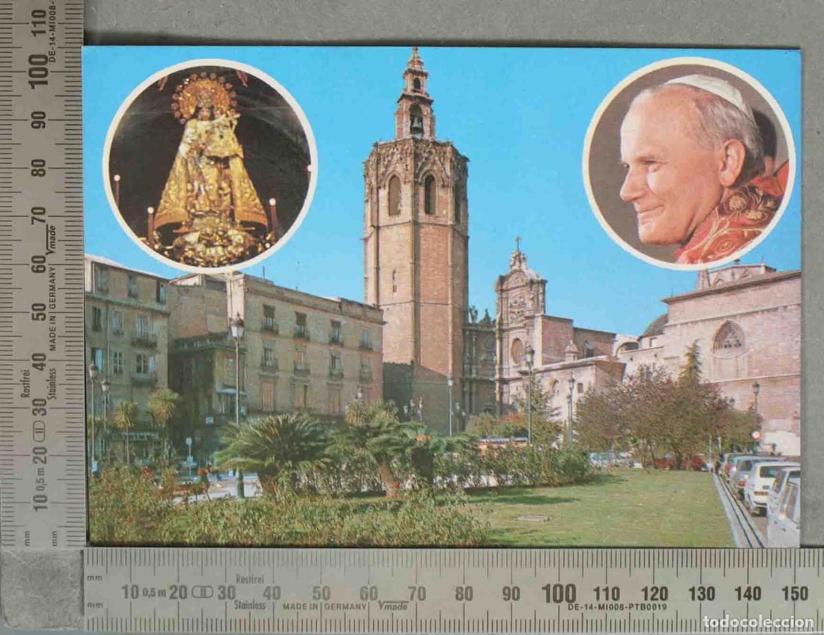 Postales: POSTAL. Valencia - Juan Pablo II - Virgen de los Desamparados