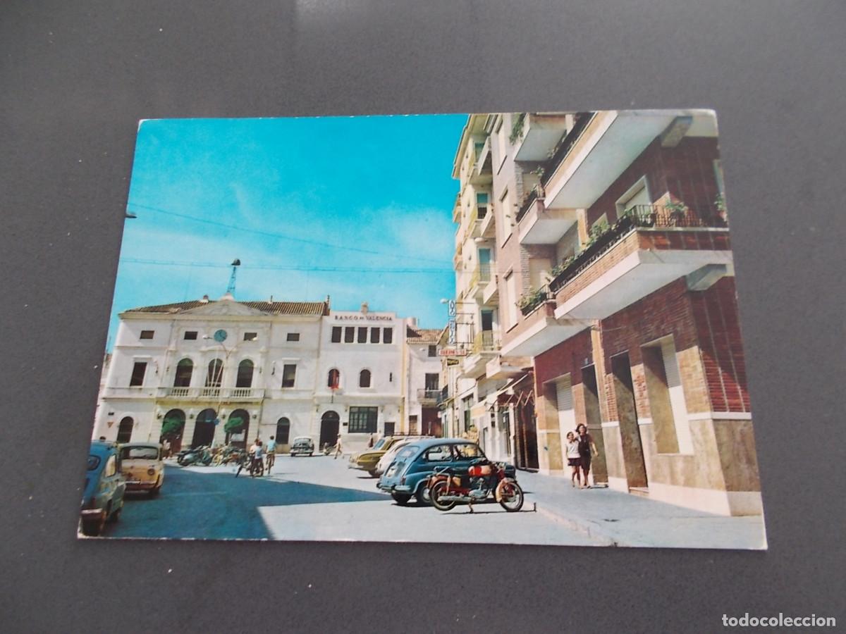 Postales: TAVERNES DE VALLDIGNA --VALENCIA -- PLAZA DEL CAUDILLO