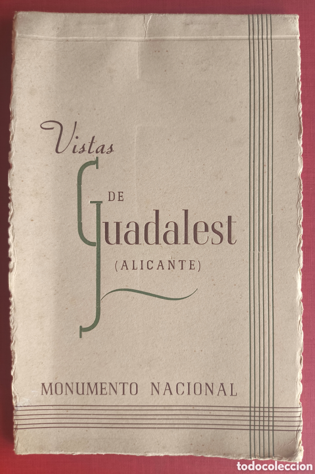 Postales: GUADALEST VISTAS BLOC POSTAL 12 ALACANT ALICANTE C. 1960