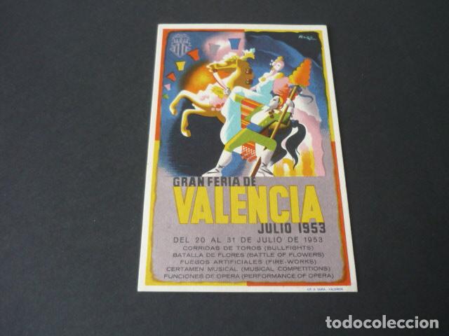 Postales: VALENCIA POSTAL FALLAS 1953 - Foto 1
