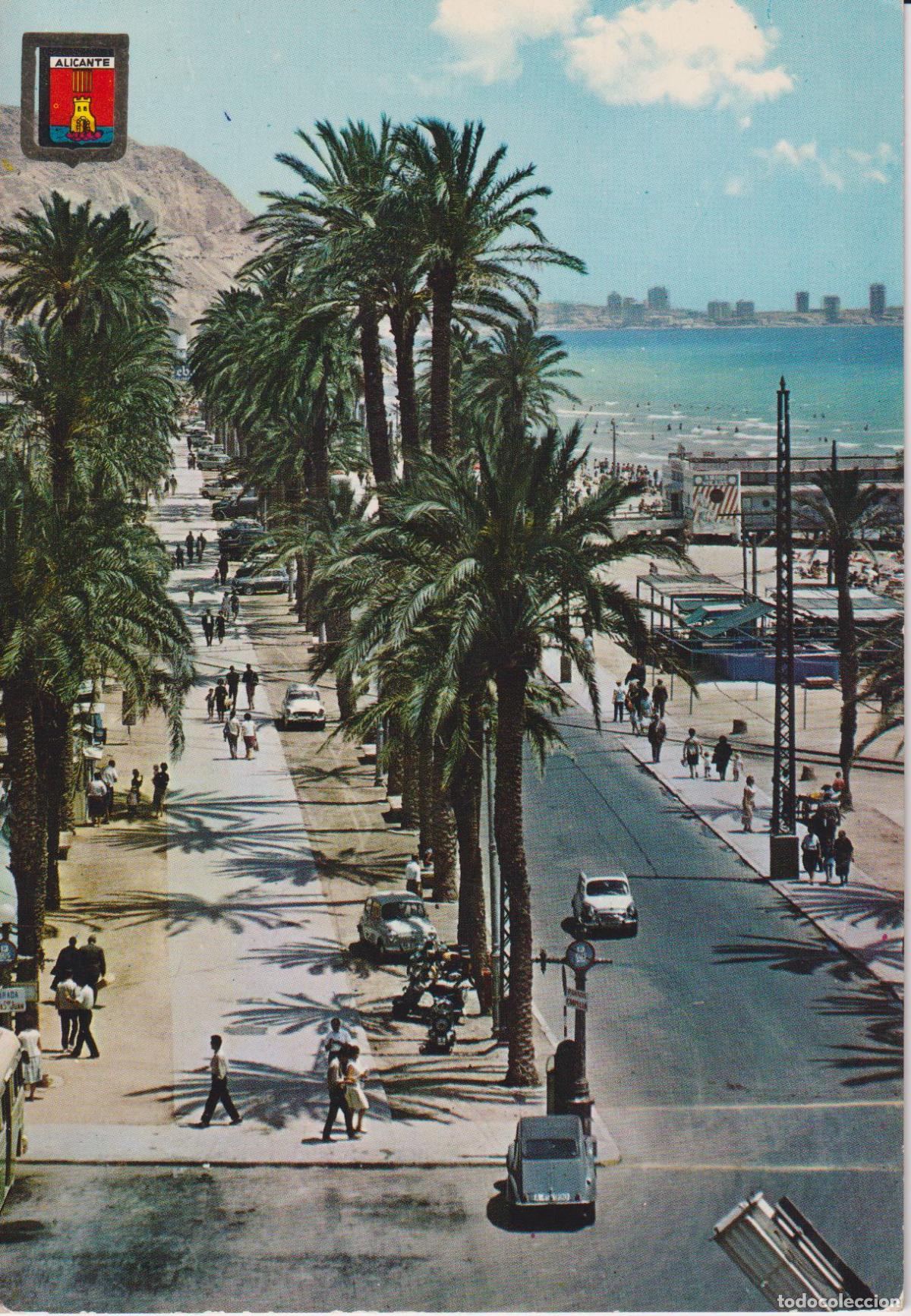 Postales: ALICANTE, AVENIDA DE GOMIS &ndash; ESCUDO DE ORO N&ordm;38 &ndash; ESCRITA