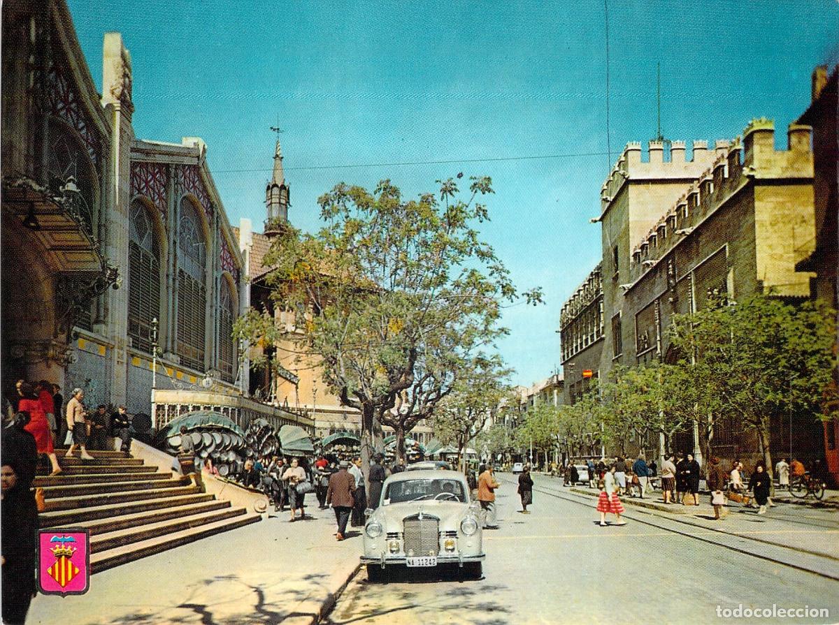 Cartes Postales: Postal Valencia La Lonja de la Seda y Mercado Central