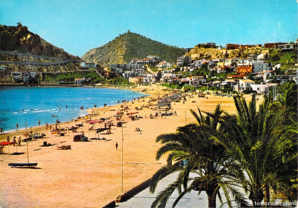 Postales: Postal de la Playa de La Cala en Benidorm Costa Blanca