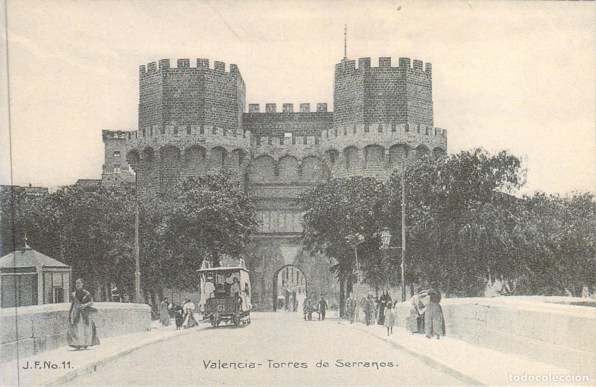 Postales: Postal de las Torres de Serranos de Valencia