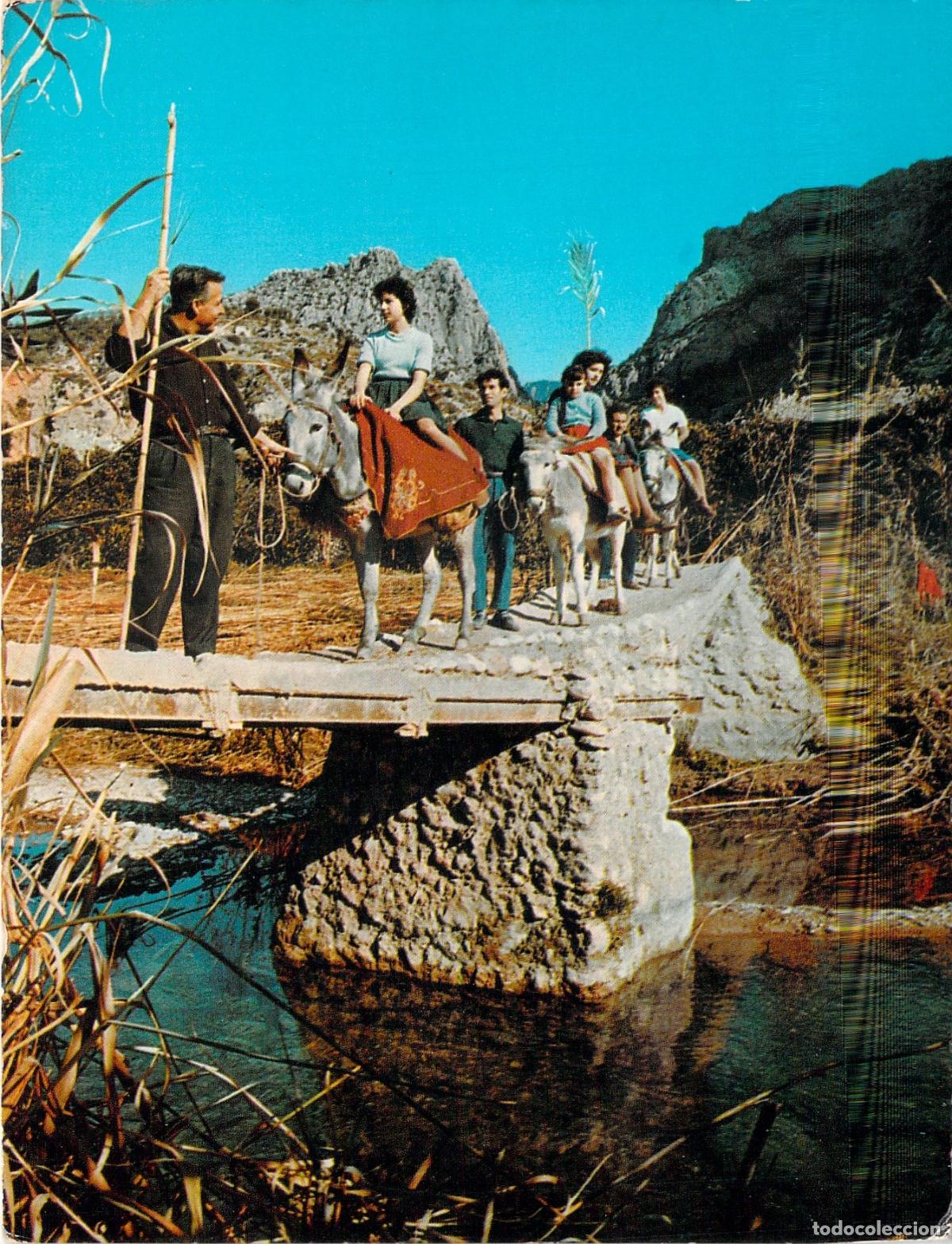 Postales: Postal R&iacute;o Algar Vista Pintoresca Callosa de Ensarri&aacute; Alicante