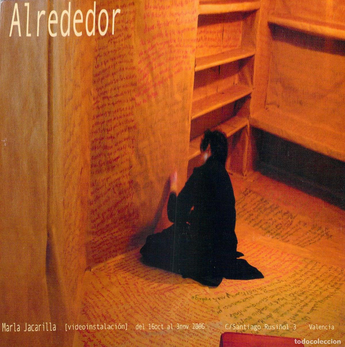 Postales: Postal Publicitaria de la Exposici&oacute;n Alrededor de Marla Jacarilla Valencia