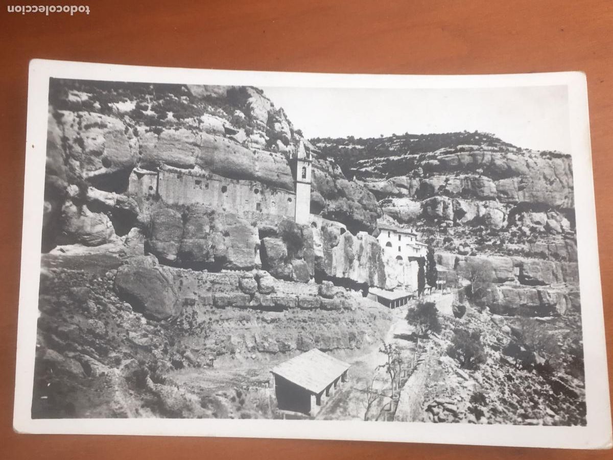 Postales: santuario de la balma castellon vista de la cueva iglesia postal fotografica original