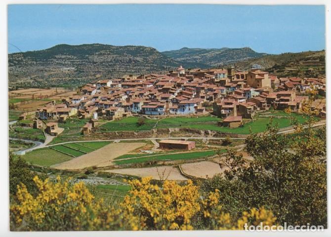 Postales: em04681 zorita del maestrazgo vista general del pueblo con el santuario virgen de la balma 1974 j sc