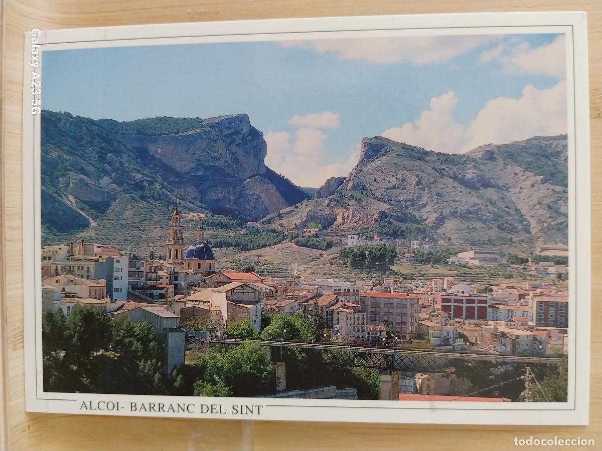Postales: ALCOI ALCOY BARRANC DEL SINT ED LAPIZ PAPEL 3 SC ORIGINAL