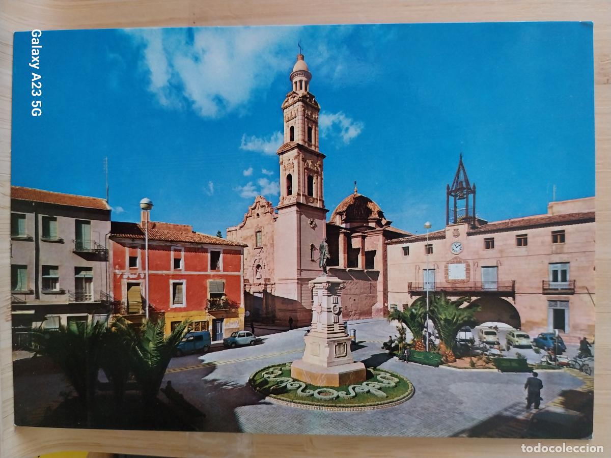 Postales: NOVELDA PLAZA ESPA&Ntilde;A ED ARTFI 5 SC ORIGINAL ANIMADA COCHES CL&Aacute;SICOS