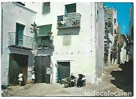 Postales: CALLE TIPICA.- PE&Ntilde;ISCOLA / CASTELLON
