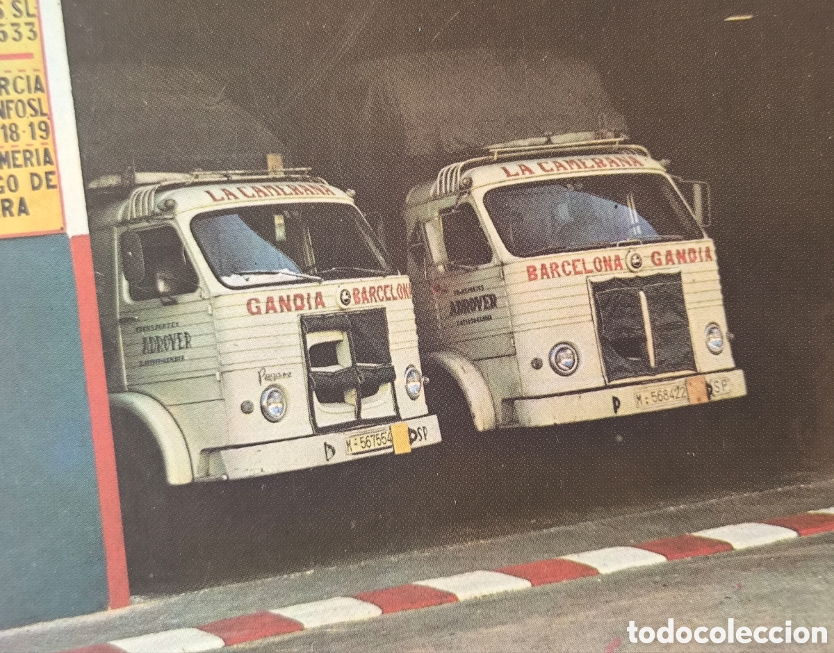 Cartes Postales: PEGASO CAMION TRANSPORTES ADROVER / LA CAMERANA POSTAL A COLOR GANDIA C. 1965