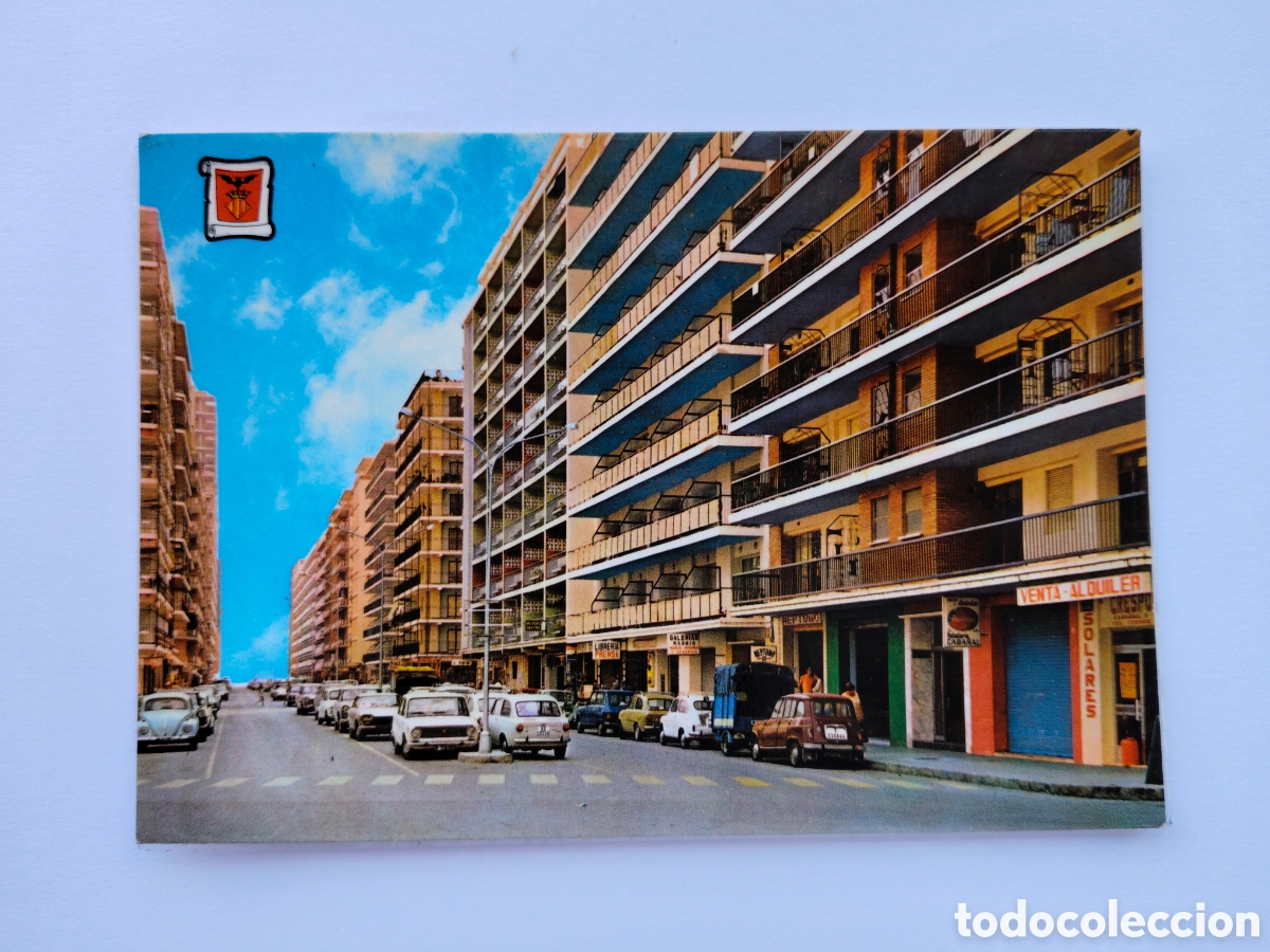 Postales: ANTIGUA POSTAL DE CULLERA VALENCIA - AVENIDA DEL CABA&Ntilde;AL - NO CIRCULADA