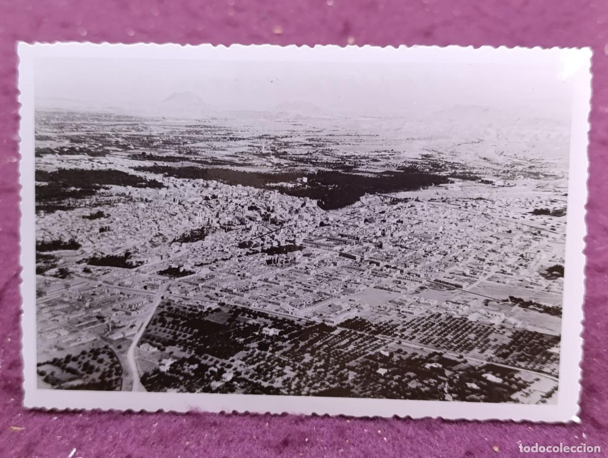 Postales: Antigua Postal en b/n, vista panor&aacute;mica de Elche, paisajes espa&ntilde;oles