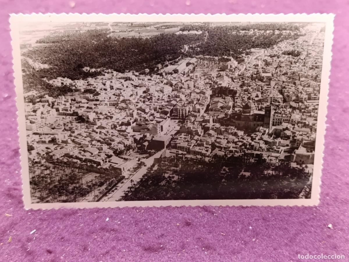 Postales: Antigua Postal en b/n, vista panor&aacute;mica de Elche, paisajes espa&ntilde;oles