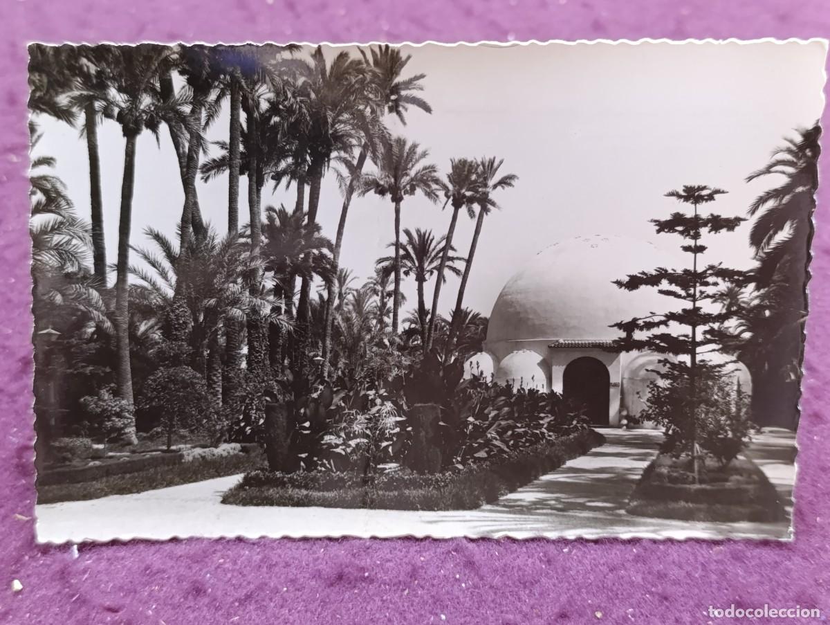 Postales: Antigua Postal en b/n, Elche, Parque Municipal, Museo, Garc&iacute;a Garrabella
