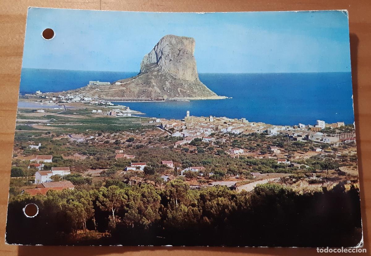 Postales: CALPE - ALICANTE - N&ordm; 2017 - VISTA GENERAL, AL FONDO PE&Ntilde;&Oacute;N DE IFACH - ESCRITA SIN SELLO - A&Ntilde;O 1965