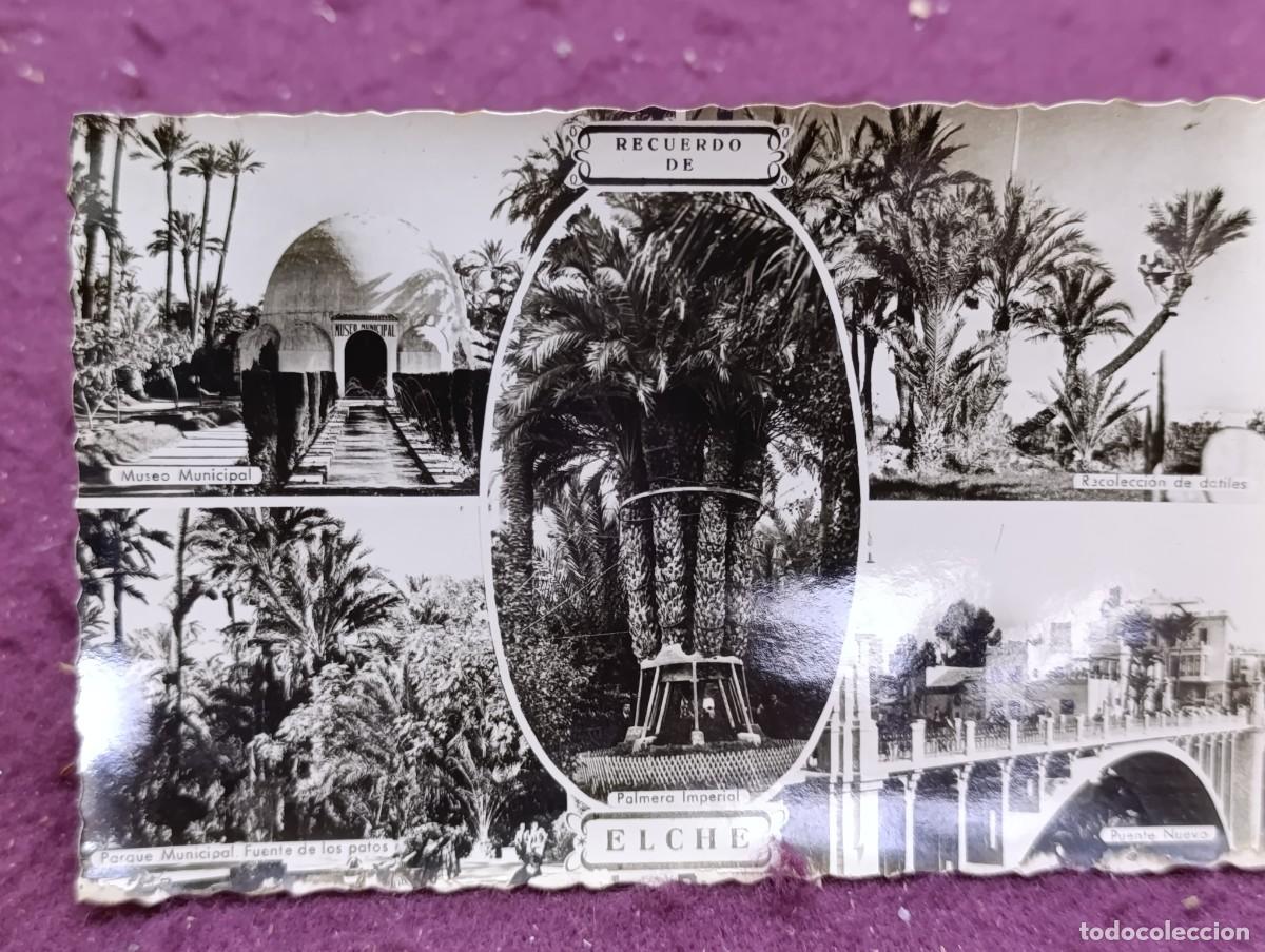 Postales: Antigua Postal en b/n, Elche, varias escenas, Arribas