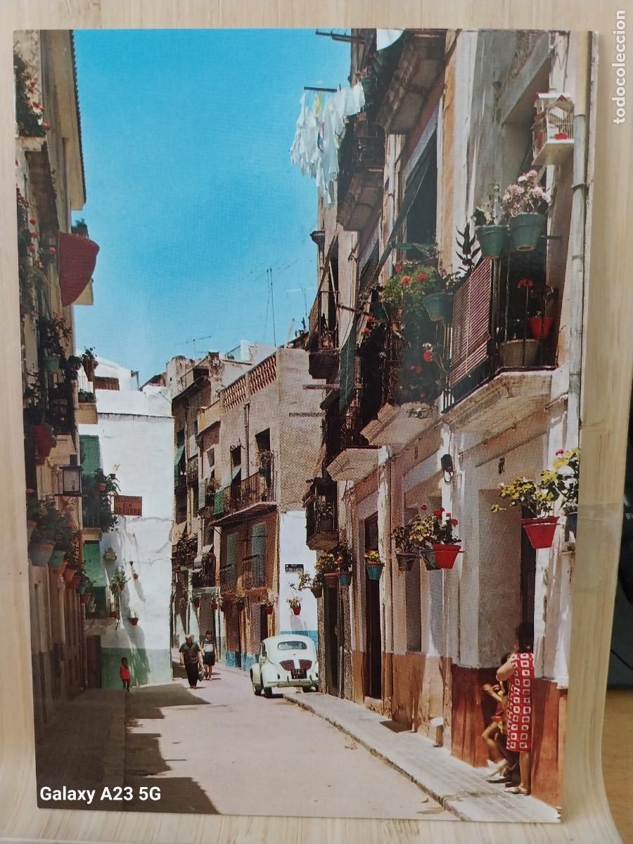 Postales: RUTA DE LAS FLORES ALICANTE ED GARRABELLA 42 SC ORIGINAL ANIMADA COCHE CLASICO