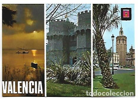 Postales: ATARDECER EN LA ALBUFERA - TORRES DE SERRANOS - EL MIGUELETE.- VALENCIA