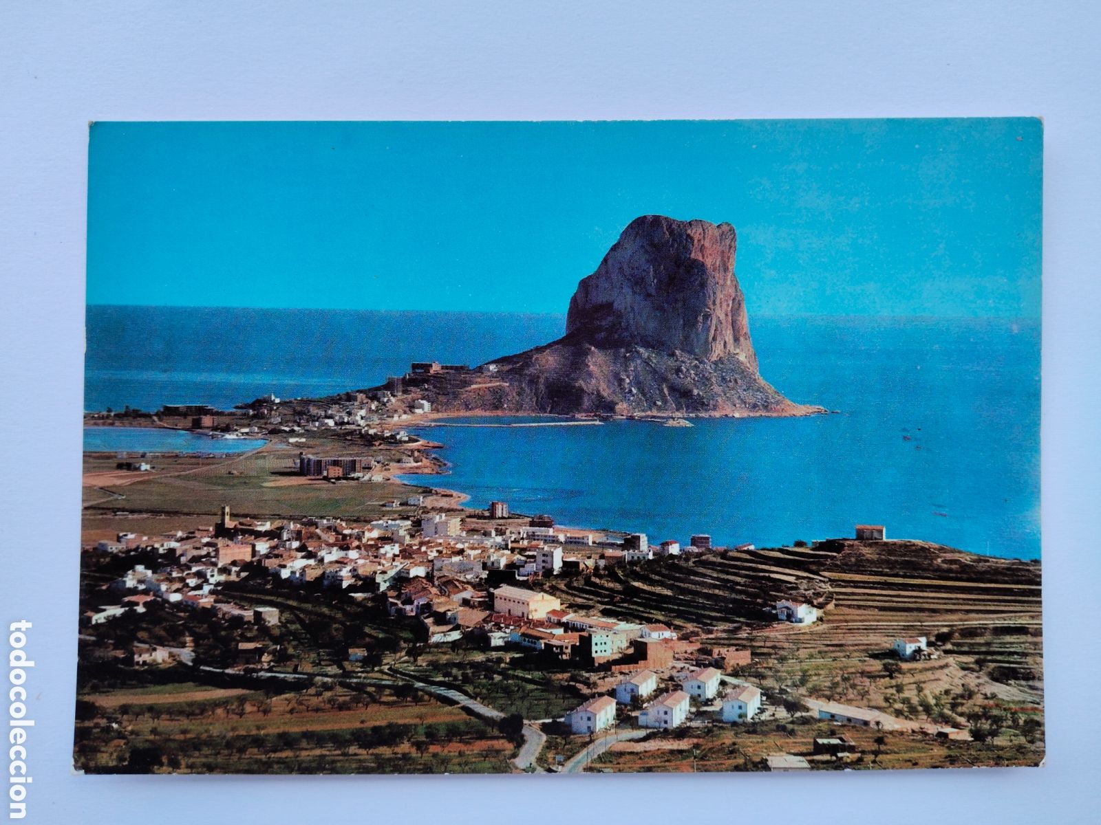 Postales: ANTIGUA POSTAL DE CALPE - VISTA GENERAL - NO CIRCULADA - FOTOGRAF&Iacute;A HERMANOS GALIANA CALLOSA DE ENSA