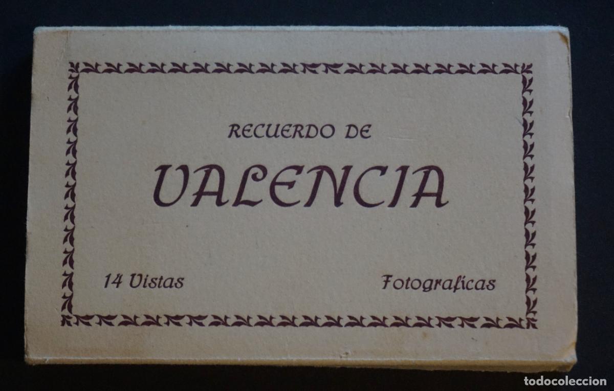 Postales: Valencia, capeta con 14 mini- postales (Medidas 9,5 x 6,5 cm), ver todas las fotos