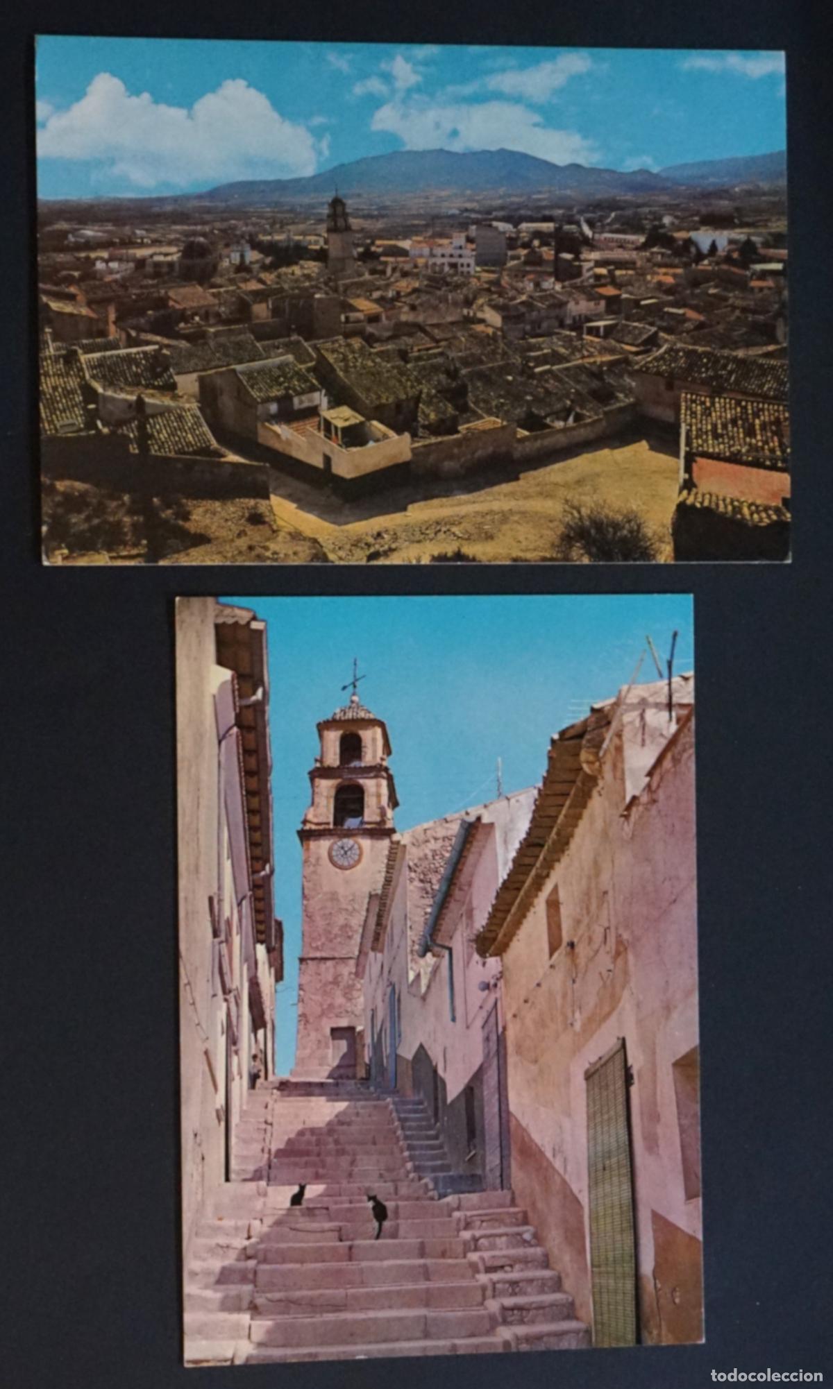 Postales: 2 postales de Monovar (Alicante). Sin circular editadas el a&ntilde;o 1971
