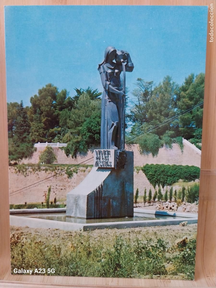 Postales: VIVER NINFA DE LAS AGUAS MONUMENTO FUENTES ED ESTANISLAO PEREZ SANCHEZ VIVER 11 SC ORIGINAL ANIMADA