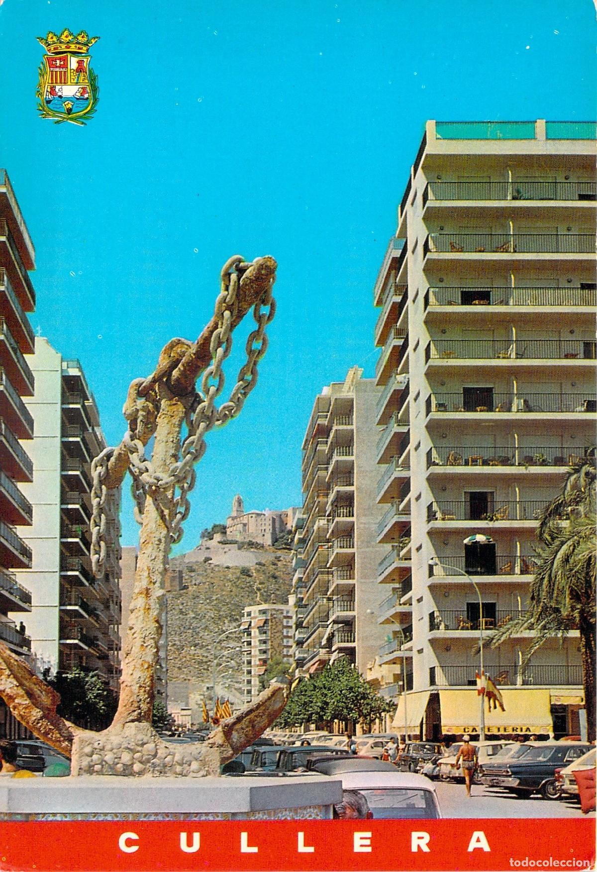 Postales: Postal Cullera Avenida de Peris Mencheta y Castillo