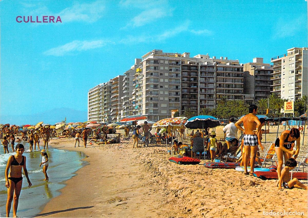 Postales: Postal Playa de San Antonio en Cullera, Valencia