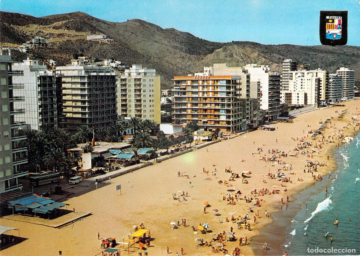 Postales: Postal de la Playa y Vista A&eacute;rea de Cullera, Valencia
