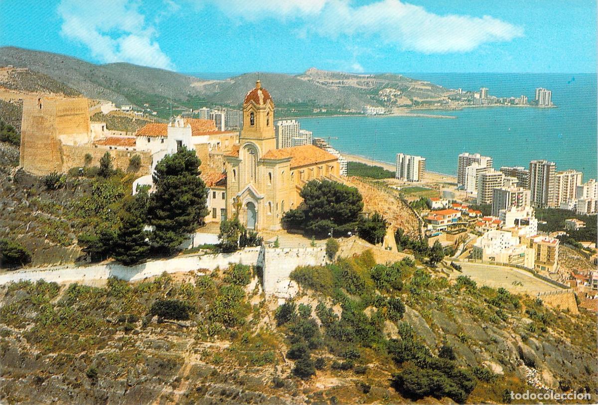 Postales: Postal de Cullera: Vista Panor&aacute;mica con el Castillo y Santuario