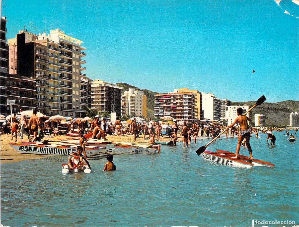 Postales: Postal de la Playa de San Antonio en Cullera, Valencia