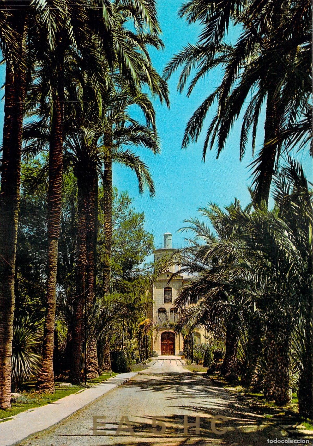 Postales: Postal QSL Radioaficionado EA5HC Palmeral de Elche Valencia